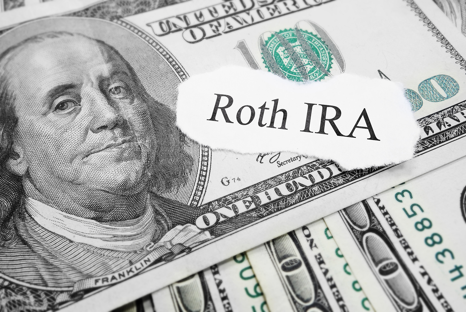 money with roth ira label