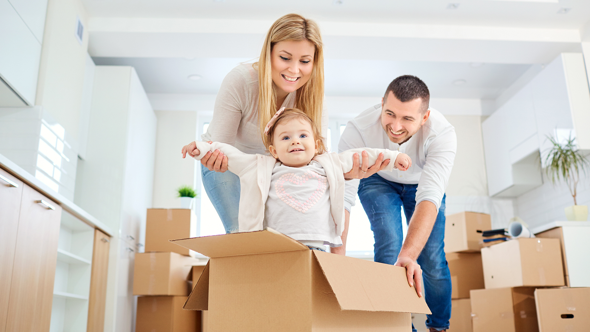 Family moving into home